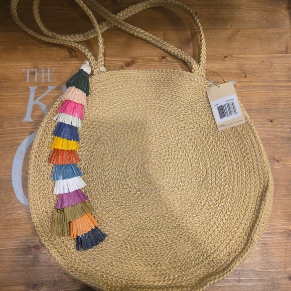 NEW Magid Round Boho Spring‎ Summer Purse Handbag Summer Bag Beach Bag Vacation - Picture 1 of 5